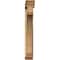 Ekena Millwork Legacy Traditional Rough Sawn Bracket w/ Offset Brace, Western Red Cedar, 6"W x 30"D x 42"H BKT0604X30X42LEC01RWR - alternate 3